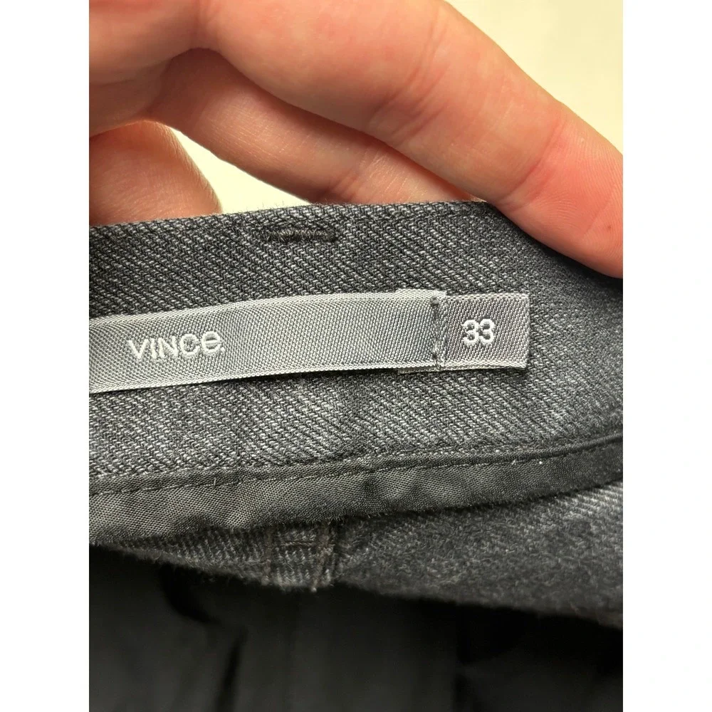 Vince Mens Dark Indigo Straight‎ Leg Pants M15312191 Size 33X27 Made in USA